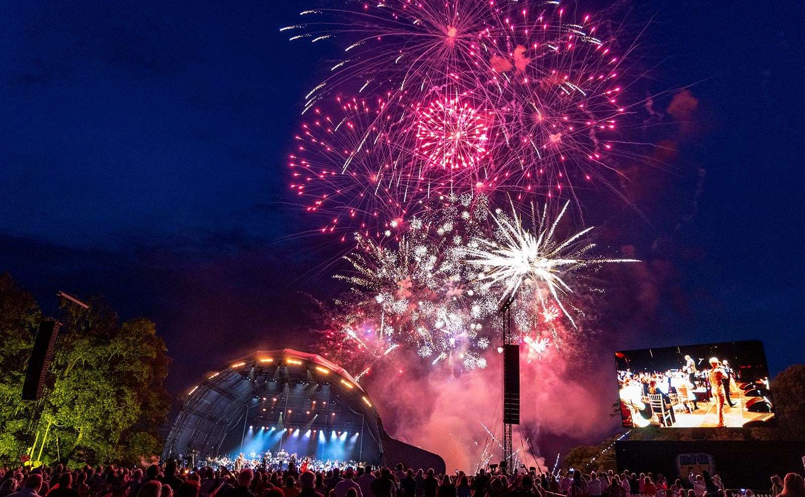We’re giving away five pairs of tickets to this year’s spectacular Leeds Castle Concert. Picture: Leeds Castle Concert
